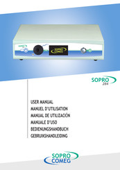 SOPRO COMEG 284 Manual De Utilización