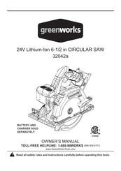 GreenWorks 32042a Manual Del Propietário