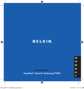 Belkin TuneCast Manual Del Usuario