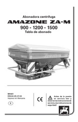 Amazone ZA-M 1500 Manual Del Usuario