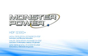 Monster Power HDP 1250G+ Manual De Instrucciones