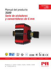 PR electronics 3100 Serie Manual Del Producto