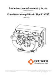 Friedrich F17 Las Instrucciones De Montaje Y De Uso
