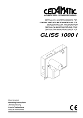 cedamatic GLISS 1000 I Libro De Instrucciones