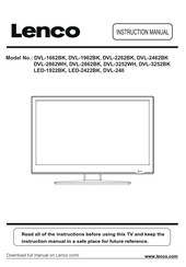 Lenco LED-2422BK Manual De Instrucciones