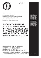 Hoshizaki FM-600AKE-N Manual De Instalación