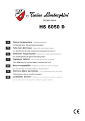 Tonino Lamborghini HS 6050 D Manual De Instrucciones