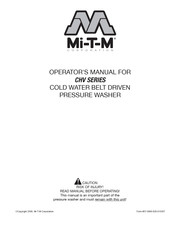 Mi-T-M Corporation CHV Serie Manual Del Operador