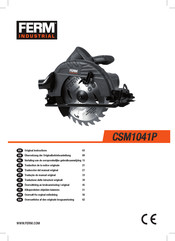 Ferm Industrial CSM1041P Traducción Del Manual Original