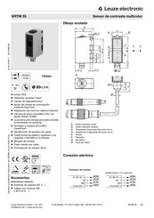 Leuze electronic KRTM 55 Manual Del Usuario