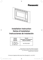 Panasonic NN-TK621SSAP Instrucciones De Instalación