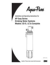 3M Aqua-Pure AP Easy Serie Manual De Instalación Y Operación