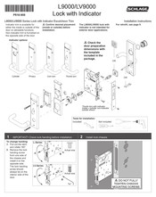 Schlage LV9000 Serie Instrucciones De Instalación