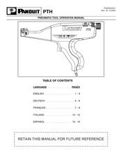 Panduit PTS Manual De Operación