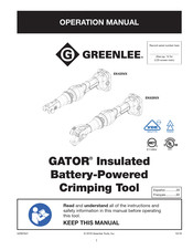 Greenlee GATOR Manual De Operación