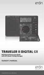 Eton TRAVELER II DIGITAL G8 Manual Del Proprietário
