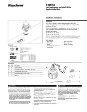 Raychem E-100-LR Instrucciones De Instalación