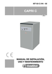 Fondital CAPRI C Manual De Instalación, Uso Y Mantenimiento