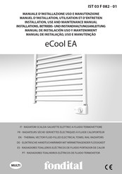 Fondital eCool EA Manual De Instalación, Uso Y Mantenimiento