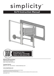 Simplicity SLF4 Manual De Instrucciones