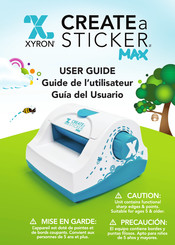 Xyron Create a Sticker Max Guia Del Usuario