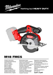 Milwaukee M18 FMCS Manual Del Usuario