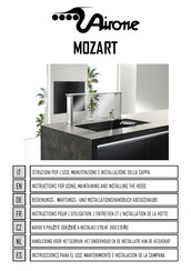 Airone MOZART Instrucciones Para El Uso, Mantenimiento E Instalacion