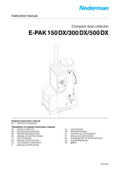 Nederman E-PAK 150 DX Manual De Instrucciones