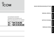 Icom IC-M330E Manual Básico