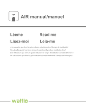 Wattio AIR Manual De Instrucciones