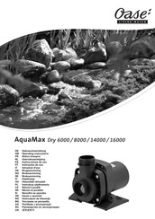 Oase AquaMax Dry 14000 Instrucciones De Uso