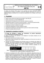 Satel INT-R Manual De Instrucciones