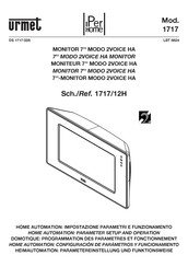 Urmet 1717/12H Manual De Instrucciones