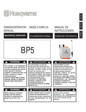 Husqvarna BP5 Manual De Instrucciones