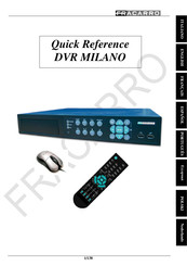 Fracarro DVR MILANO 16 Guía Rápida