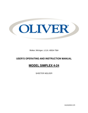 Oliver Simplex 4-24-5 Manual De Operación