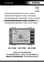 Gewiss Chorus GW 10 764H Manual De Programación