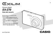 Casio EXILIM EX-Z70 Guia Del Usuario