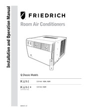 Friedrich SQ08 Manual De Instalación Y Funcionamiento