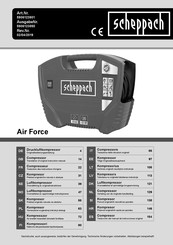 Scheppach Air Force Traducción Del Manual De Instrucciones Original