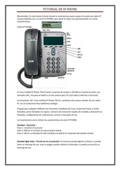 Cisco 7911G Manual De Instrucciones