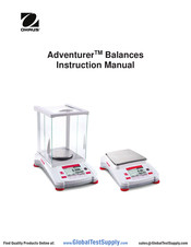 OHAUS AX223 Manual De Instrucciones