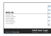 Solid State Logic MADI-X8 Guia De Instalacion