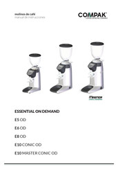 Compak E10 MASTER CONIC OD Manual De Instrucciones