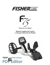 Fisher Research Labs f75 Manual Del Usuario