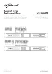 Powersoft Duecanali 1604 DSP+D Guia Del Usuario