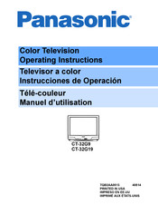 Panasonic CT-32G19 Instrucciones De Operación