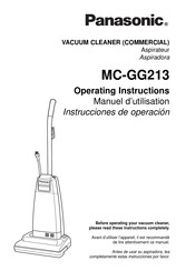 Panasonic MC-GG213 Instrucciones De Operación