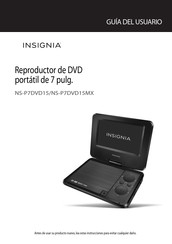 Insignia NS-P7DVD15 Guia Del Usuario