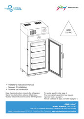 Godrej Appliances GBR 225 AC Manual De Instalación